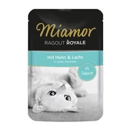 Mokra karma dla kotów - Miamor Ragout Royale w sosie Kurczak i łosoś 88x100 g - miniaturka - grafika 1