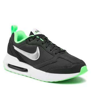 Buty dla chłopców - Buty NIKE - Air Max Dawn (Gs) DH3157 001 Black/Chrome/Green Strike - grafika 1