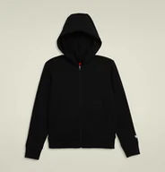 Bluzy dla dziewczynek - Bluza dziecięca Wilson  Youth  Team Zip Hoodie Black S - miniaturka - grafika 1