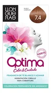 Farby do włosów i szampony koloryzujące - Llongueras Farba do włosów, Optima Hair Colour, 200 gr, 7.4-Copper - miniaturka - grafika 1