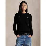 Swetry damskie - POLO RALPH LAUREN Wełniany sweter JULIANNA Regular Fit z dodatkiem kaszmiru - miniaturka - grafika 1