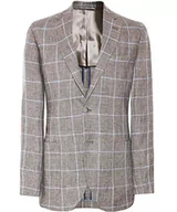 Kurtki męskie - Hackett kurtka męska HA M F J Jackets HM442337, wielobarwny (brązowy/niebieski 8de), 42W DE - miniaturka - grafika 1