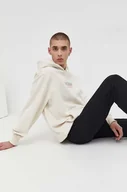 Bluzy męskie - Dickies bluza męska kolor beżowy z kapturem z nadrukiem - miniaturka - grafika 1
