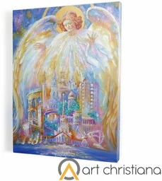 Anioł-obraz religijny canvas - Ikony i obrazy sakralne Anioł-obraz religijny canvas - Ikony i obrazy sakralne - miniaturka - grafika 1