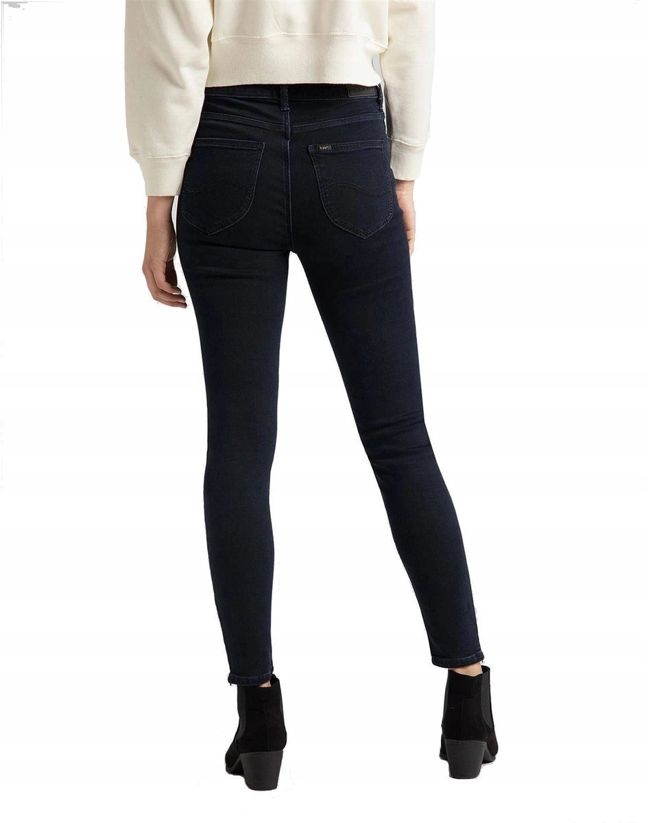 LEE SCARLETT HIGH ZIP DARK ICON L31BPHRH 24/31
