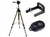 Selfie stick - 4w1 WYSOKI STATYW 183cm Foto Video PILOT UCHWYT do Telefonu SELFIE VLOG - miniaturka - grafika 1