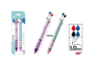 Długopis ścieralny dwukolor. jelonek i myszka 2szt - Długopisy - miniaturka - grafika 1