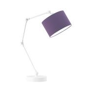 Lampy stojące - Lampka na biurko, regulowana, Asmara, 20x50 cm, fioletowy klosz - miniaturka - grafika 1