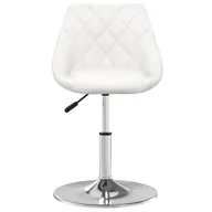 Fotele i krzesła biurowe - vidaXL Krzesło biurowe, białe, sztuczna skóra! 335149 - miniaturka - grafika 1