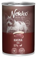 Mokra karma dla psów - NEKKO Mono Adult Kaczka 400g (puszka) - miniaturka - grafika 1