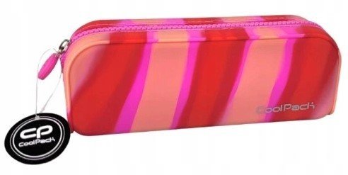 COOLPACK Piórnik silikonowy saszetka silikonowa ŁATKI CZERWONY RÓŻ K1047*