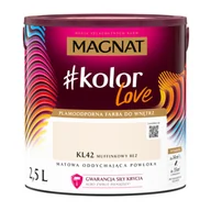 Farby wewnętrzne - Farba #Kolor Love KL42 muffinkowy beż 2,5 l Magnat - miniaturka - grafika 1