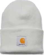 Czapki damskie - Carhartt Czapka Carhartt Acrylic Watch Hat winter white - miniaturka - grafika 1
