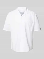 Koszule męskie - Koszula casualowa o kroju relaxed fit z rękawem o dł. 1/2 model ‘CAIDEN’ - miniaturka - grafika 1