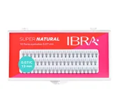 Sztuczne rzęsy i akcesoria - Ibra Ibra - ,,NATURALS'' FLARES EYELASH - KNOT-FREE - Kępki sztucznych rzęs - 0.07-C-13 mm IBR1EN013 - miniaturka - grafika 1