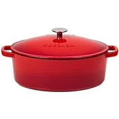 Brytfanny - Brytfanna żeliwna GERLACH Natur Iron 31 cm Czerwony - miniaturka - grafika 1