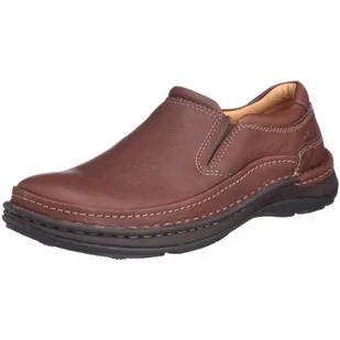 Clarks Męskie klapki Nature Easy, Skóra Mahogany, 42,5 EU - Klapki i japonki męskie - miniaturka - grafika 1