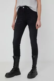 Spodnie damskie - Tommy Jeans Jeansy damskie high waist - grafika 1