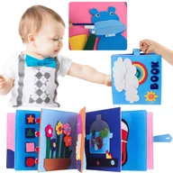 Zabawki interaktywne dla dzieci - Jojoy sensoryczna książka 3D edukacyjna zabawka dla małych dzieci - miniaturka - grafika 1