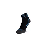 Odzież trekkingowa damska - Wodoszczelne skarpety Bridgedale StormSock Mid Ankle - black/blue - miniaturka - grafika 1