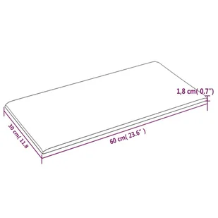 Lumarko Panele ścienne, 12 szt., szare, 60x30 cm, sztuczna skóra - Panele ścienne i boazeria - miniaturka - grafika 9