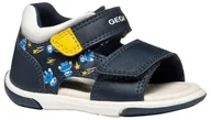 Buty dla chłopców - Geox Sandały chłopięce B Zapito Boy, Navy Ochre, 24 EU - miniaturka - grafika 1