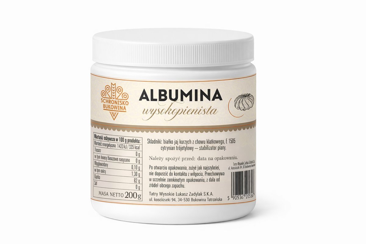 Albumina wysopienista 200g- Schronisko Bukowina