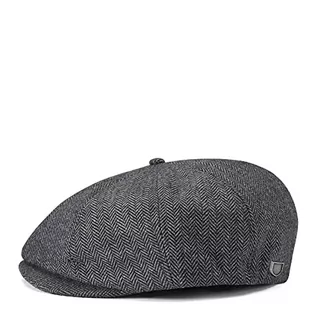 Czapki damskie - BRIXTON męska czapka z daszkiem szary grey/black herringbone X-L - grafika 1