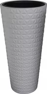 Donice - FORM PLASTIC Doniczka Diament Slim 30 cm platyna - miniaturka - grafika 1