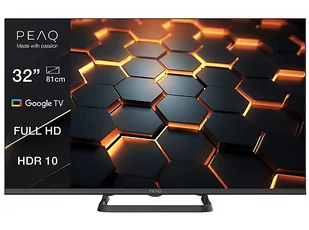 Telewizor PEAQ PTV 32GF-5024C 32" FHD Google TV HDR10 - Telewizory - miniaturka - grafika 1