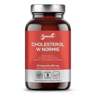 YANGO Panaseus Cholesterol w normie 50 k 500 mg YA304 - Suplementy naturalne - miniaturka - grafika 1