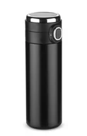 Kubki termiczne - Kubek termiczny FOKS 420 ml 16016-02 Czarny - miniaturka - grafika 1