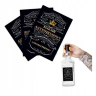 Etykiety do drukarek - ETYKIETA NAKLEJKA NALEWKA BIMBER 10SZTUK WIRUS Etykiety Na Butelki Alkohol - miniaturka - grafika 1