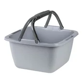 Inne artykuły do sprzątania - Miska z rączkami 39 x 39 x 22 cm szary - miniaturka - grafika 1