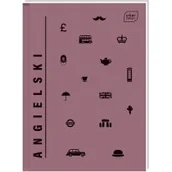 Zeszyty szkolne - Interdruk Brulion A5 Angielski kratka, 70g 80 kartek - miniaturka - grafika 1