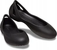 Baleriny - Crocs Damskie Baleriny Buty Wsuwane Baletki Kadee 210833 Flat 37-38 - miniaturka - grafika 1