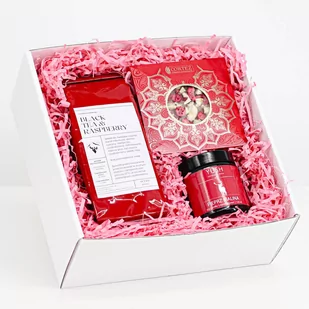 Zestaw prezentowy dla mamy z czekoladą, herbatą i świeczką sojową - Zestawy upominkowe - miniaturka - grafika 1