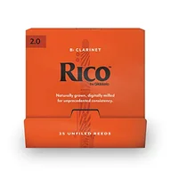 Akcesoria do instrumentów dętych - Rico by D'Addario Bb trzciny klarnetowe, 2.0, 25 sztuk pojedynczych stroików - miniaturka - grafika 1