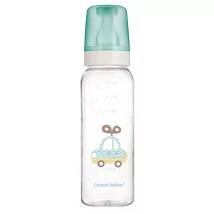 Butelka Szklana Wąska 240 Ml+ Smoczek 12M+  Miętowa - Butelki dla niemowląt - miniaturka - grafika 1