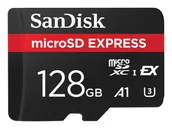 Karty pamięci - SanDisk Express 128 GB MicroSDXC UHS-I SDSQXFN-128G-GN4NN - miniaturka - grafika 1