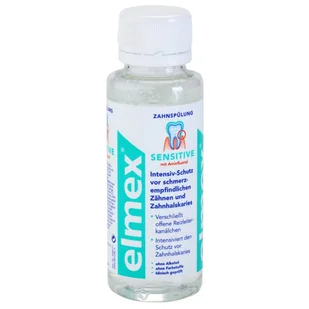 Elmex Płyn do płukania jamy ustnej dla wrażliwych zębów Sensitiv e 100 ml - Płyny do płukania jamy ustnej - miniaturka - grafika 1