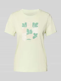 T-shirt o kroju regular fit z czystej bawełny - Koszulki i topy damskie - miniaturka - grafika 1