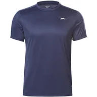 Koszulki męskie - ND05_K10173-S GJ0872 Koszulka męska Reebok Workout Ready Short Sleeve Tech Tee granatowa GJ0872 r.S - miniaturka - grafika 1