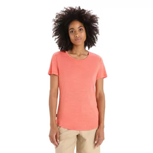 Damska koszulka termoaktywna Icebreaker Sphere II SS Tee vibrant earth heather - XS - Bielizna sportowa damska - miniaturka - grafika 1