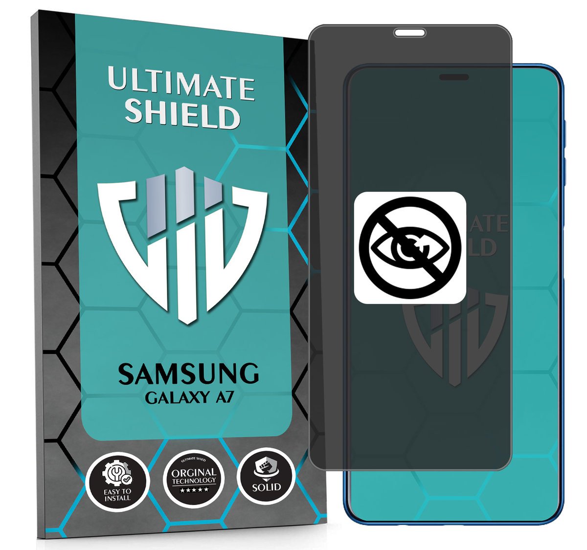 NAJLEPSZA FOLIA 5D ANTYSZPIEGOWSKA DO SAMSUNG GALAXY A7 HYDROŻELOWA MATOWA