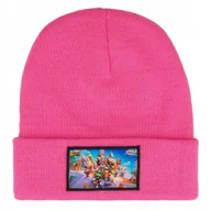 Czapki damskie - CZAPKA ZIMOWA CIEPŁA RÓŻOWA DZIECIĘCA Z MOTYWEM FALLGUYS WIELE WZORÓW - miniaturka - grafika 1