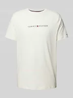 Koszulki męskie - T-shirt z nadrukiem z logo - miniaturka - grafika 1