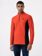 Pozostała odzież narciarska - 4F Bielizna termoaktywna górna 4FAW23UFLEM035 Czerwony Slim Fit - miniaturka - grafika 1