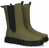 Botki damskie - TIMBERLAND PREMIUM buty damskie skórzane botki buty zimowe r. 40 26,5 cm - miniaturka - grafika 1