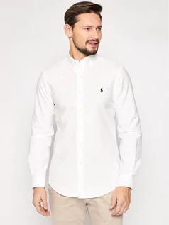 Koszule męskie - Ralph Lauren Lauren Koszula Classics 710736557 Biały Slim Fit - grafika 1